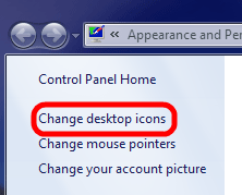 Windows 7 Change Desktop Icons